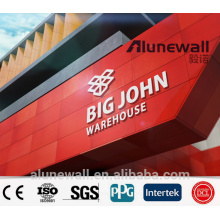 2M width different color Aluminium Composite Panel for Signage Facade Wall Billboard
